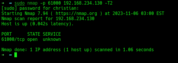 Nmap scan 2